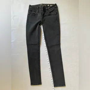 Miss Me Skinny Jeans Style no: MY736253 Color: BLK 01‎ Inseam 30 thumbnail 9