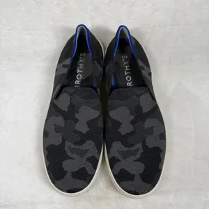 Rothys The Sneaker‎ Grey Camo Slip On Washable Knit Shoes 8.5 thumbnail 4
