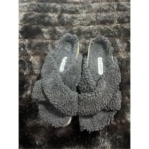 Birkenstock PAPILIO Daytona Black Shearling Slide Sandals Women’s EUR 41 US 10 thumbnail 2