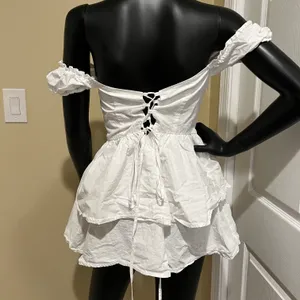 Ruffle Mini Skirt Corset Dress Mini Dress Off Shoulders Dress Slim Dress Summer thumbnail 7