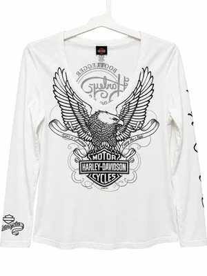Harley-Davidson white graphic tee Bootlegger Knoxville Tennessee XL thumbnail 1