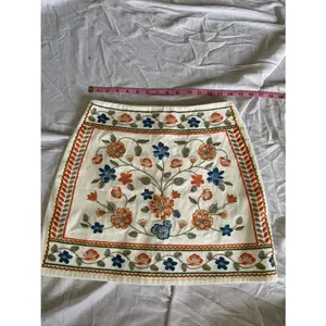 Mi Ami Embroidered Mini Skirt | Size Small | Boho Floral Statement Piece thumbnail 3