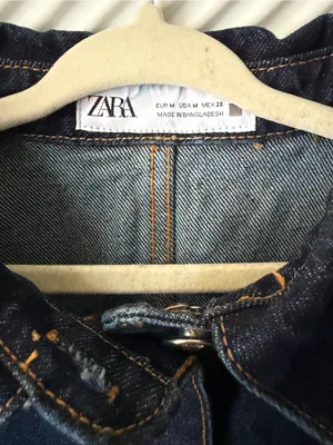 Zara Dark Blue Denim Romper thumbnail 14