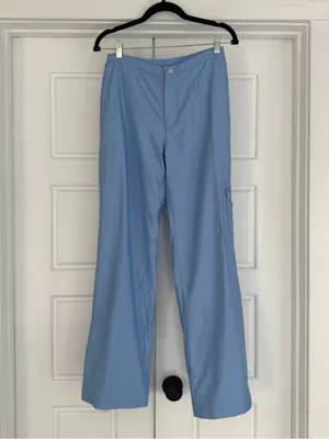 Ralph Lauren Golf Women’s Light Blue Fleece Lin Snap Bottom Pants - sz 4 thumbnail 2