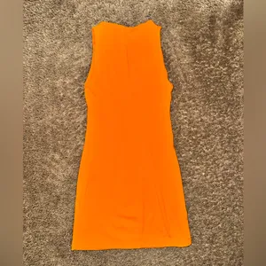Zara Vibrant Orange Mini Dress thumbnail 2