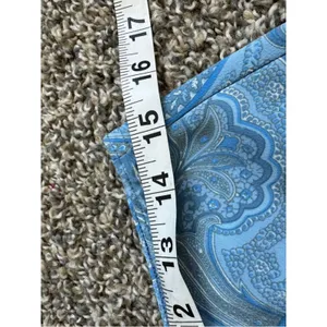 Vintage Blue Paisley Slip Mini Skirt Womens S Y2K 90s Summer Casual Girly thumbnail 5