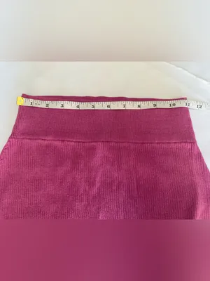 Free People x Revolve Pink Skyline Ribbed Midi Skirt Size XS thumbnail 8