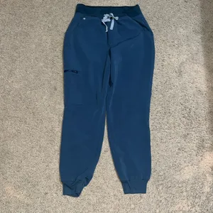FIGS Catarina + High Waisted Zamora Jogger Scrubs Matching Set Dark‎ Harbor XS/S thumbnail 6