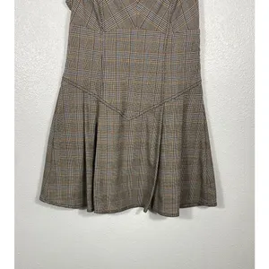 BDG Plaid Fit & Flare Mini Sleeveless Open Back Dress Size L thumbnail 14