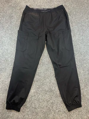 Carhartt Black Stretch Cargo Jogger Work Pants Women’s M Regular thumbnail 3