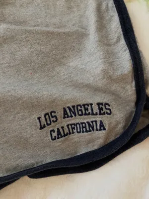 Brandy Melville LA Gray Sweat Shorts thumbnail 2