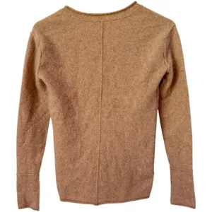 NWOT Free People 100% Cashmere Cardigan Sweater Button Front Size XS Brown thumbnail 2
