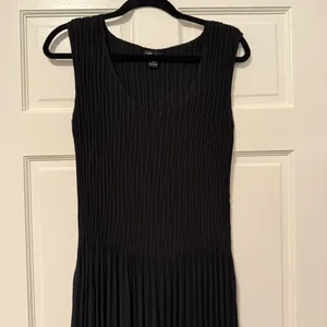 Caelian Sleeveless Maxi Dress Pleated‎ Flare Flowy Black Size XL thumbnail 2
