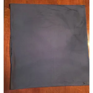 Lululemon women's black stretchy oversized scarf EUC thumbnail 12