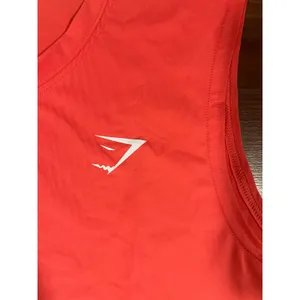 Gymshark Womens XL Sleeveless Tank Top Coral Athletic Workout Training Shirt thumbnail 2