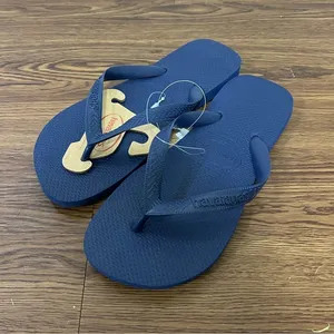 NEW Havaianas Navy Blue Slim Flip Flops Size 9/10 US thumbnail 1