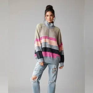 Oli & Hali colorblock thermal knit Sage combo Size Large thumbnail 11