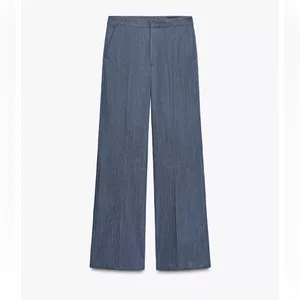 Zara NWT blue pants thumbnail 10