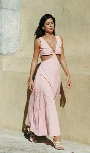 Anthropologie Charlie Holiday Addison Maxi Dress 6 thumbnail 1