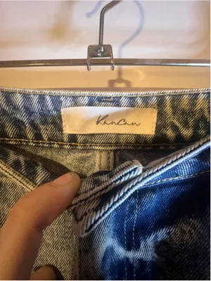 KanCan Light Acid Wash Distressed High Rise Boyfriend Denim Jeans thumbnail 3