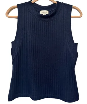 Evereve‎ navy top size s thumbnail 1