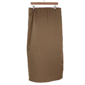 A New Day Tan Front Slit Midi Skirt High Waisted Brown L NEW thumbnail 5