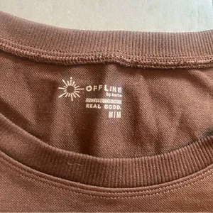 Aerie Offline Sidewalk Seamless Long Sleeve Crop Top thumbnail 4