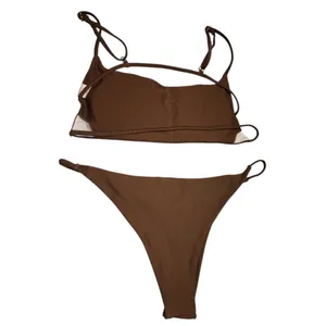 Brown Bikini Set Size Medium thumbnail 2