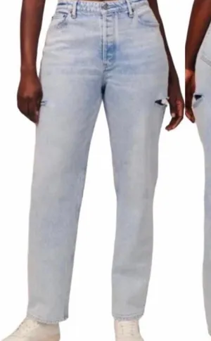 abercrombie & fitch the dad side slit jeans size 37/24 thumbnail 1