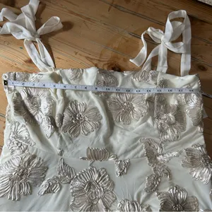Lulus Truly Inspiring Ivory Mesh Floral Applique Tie-Strap Mini Dress thumbnail 8