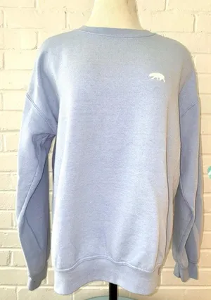 Brandy Melville Erica Light Blue Bear Sweatshirt thumbnail 3