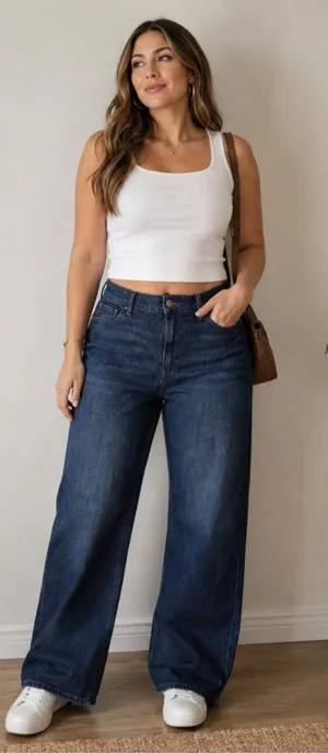 Old Navy High-Waisted Wow Wide-Leg Jeans Size 12 Tall thumbnail 1