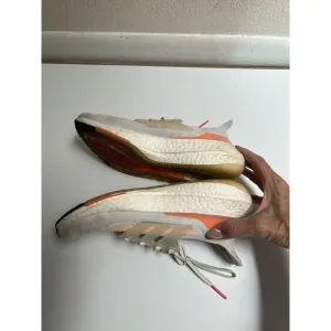 Adidas Women's UltraBoost 21 'White‎ Acid Orange' FY0400 Running Shoes Size 7 thumbnail 4