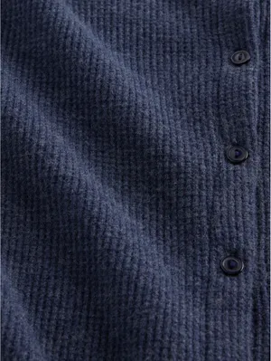 Gap Waffle Cardigan NWT Navy Blue Small thumbnail 4