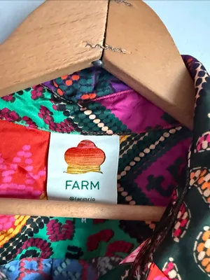 Farm Rio "Dotted Patch Scarf Shirt thumbnail 9