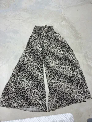Donna Donna Leopard Print Wide-Leg Pants Italy thumbnail 7