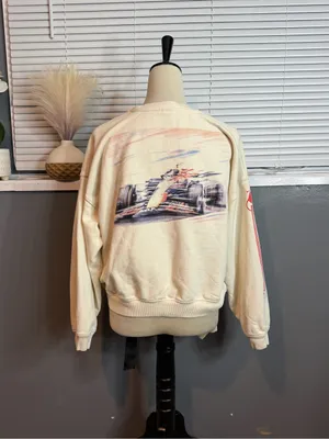 American Eagle x Oracle Red Bull Racing F1 Graphic Sweatshirt Cream Size M thumbnail 6