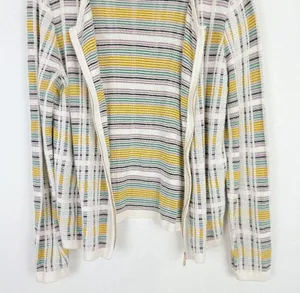Ann Taylor Factory Full Zip Lightweight Sweater Jacket Size Medium M EUC thumbnail 8