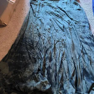 We the free to the max xs green & black maxi‎ dress thumbnail 5