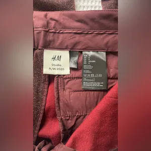 H&M Shimmering Brown Flare Pants thumbnail 6