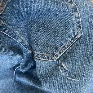 Zara blue straight denim jeans thumbnail 8