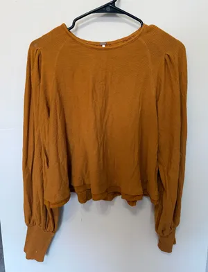 Free People Blouse Long Sleeve thumbnail 1