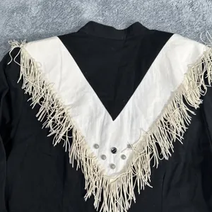 1849 Authentic Ranchwear Shirt Small USA Made Fringe Western Cowgirl Rodeo flaw thumbnail 13