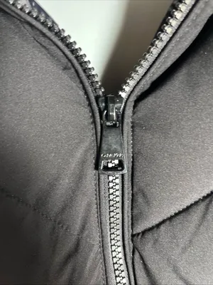 Calvin Klein Women's Black Puffer Coat with Hood Classic retail $400 thumbnail 12
