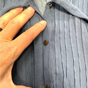 Lucky Brand | M | Linen Peasant Boho Pintuck Hidden Button Up Top Blouse Shirt thumbnail 7