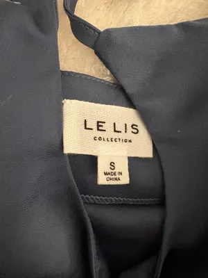 Le Lis Blue Dress with White Embroidery Small thumbnail 4