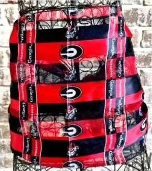 VTG University Georgia Scarf UGA Football Bulldogs Dawgs 58 in L x 12 in NWT thumbnail 1