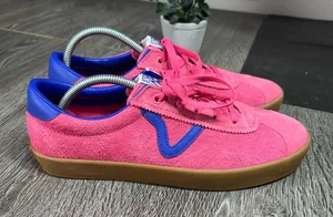 Vans men’s sport low bambino honeysuckle suede sneakers Sz 10 thumbnail 1