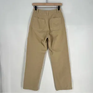 Sunday‎ Best Jaden Pant Khaki Chinos Mid Rise Straight Leg Organic Cotton Size 4 thumbnail 7