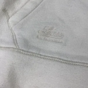 Lauren Ralph Lauren‎ Hoodie Womens Small White Henley Pullover Pocket Logo Knit thumbnail 4